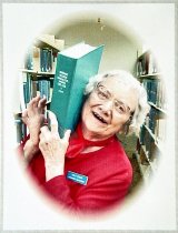 Dola Tylor with her book